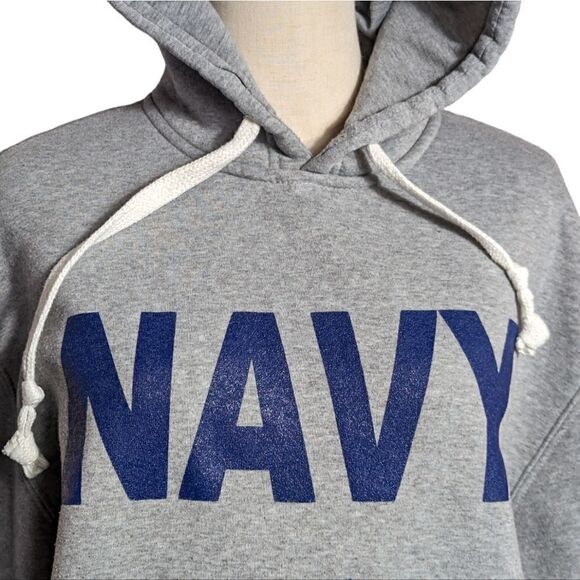 North Pole Gray Navy Hoodie - Picture 2 of 6